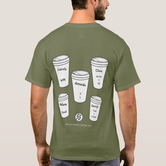 Die Regeln von Amanda Lexie - Kaffeekuppen T-Shirt (Rückseite)