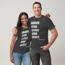 Die Regeln von Amanda Lexie Names T Shirt