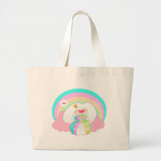 Die Regenbogen-Prinzessin Jumbo Stoffbeutel