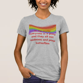 Die Regenbogen und Schmetterlinge T-Shirt