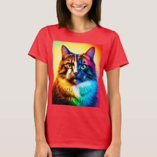 die Regenbogenkatze T-Shirt