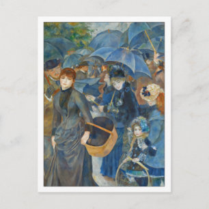 Die Regenschirme von Renoir Postkarte