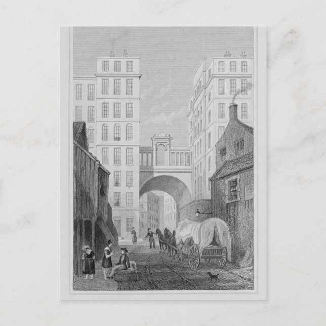 Die Regent Bridge, Edinburgh Postkarte (Vorderseite)
