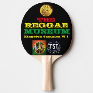 DIE REGGAE MUSUEMPing Pong Paddle, Full Print Back Tischtennis Schläger