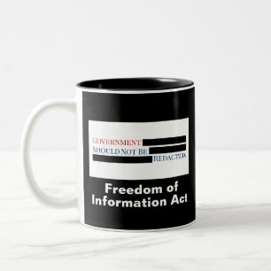 Die Regierung sollte die FOIA nicht ersetzen Zweifarbige Tasse