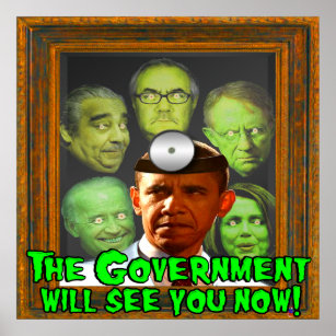 Die Regierung wird Sie jetzt sehen! (Dr. Obama) Poster