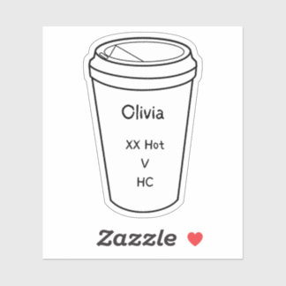 Die Regulars von Amanda Lexie Olivia Kaffeeaufkleb Aufkleber