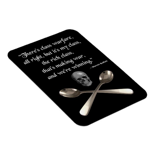 Die Reichen gewinnen den Klassenkampf Magnet (Rechte Seite)