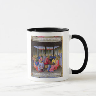 Die Reinigung der Füße, Detail von Platte drei O Tasse