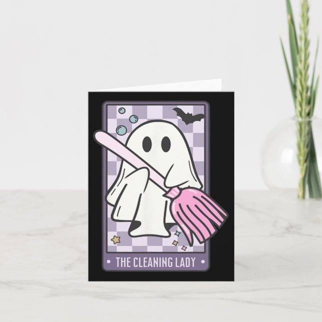 Die Reinigungskraft der Lady Tarot Card Halloween  Karte (Vorderseite)
