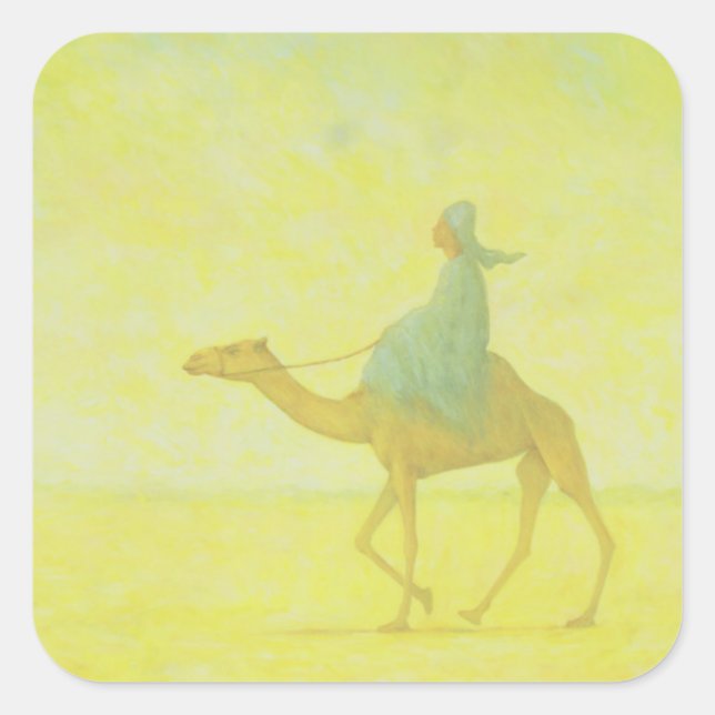 Die Reise 1993 Quadratischer Aufkleber (Vorderseite)