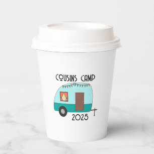 Die Reise-Cousin Camp Retro Camper Pappbecher