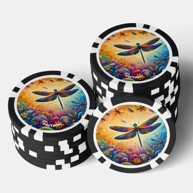 Die Reise der Libellen Pokerchips (Stapel)