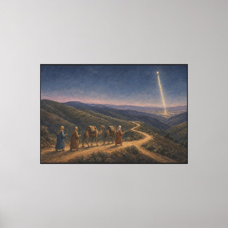 Die Reise der Magier Geburtsleinwand Leinwanddruck