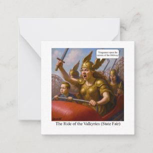 Die Reise der Valkyries (Staat Messe) Mitteilungskarte