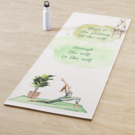 Die Reise der Yoga Mat in Selbstfarbe Yogamatte
