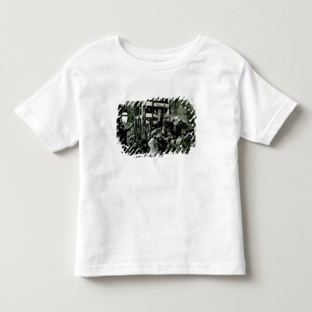 Die Reise des Tunnels-bohrwagen nach den Docks Kleinkind T-shirt (Vorderseite)
