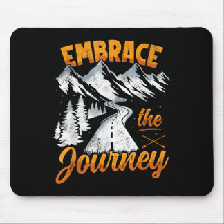 Die Reise einbinden - Motivati mit Inspiration Mousepad
