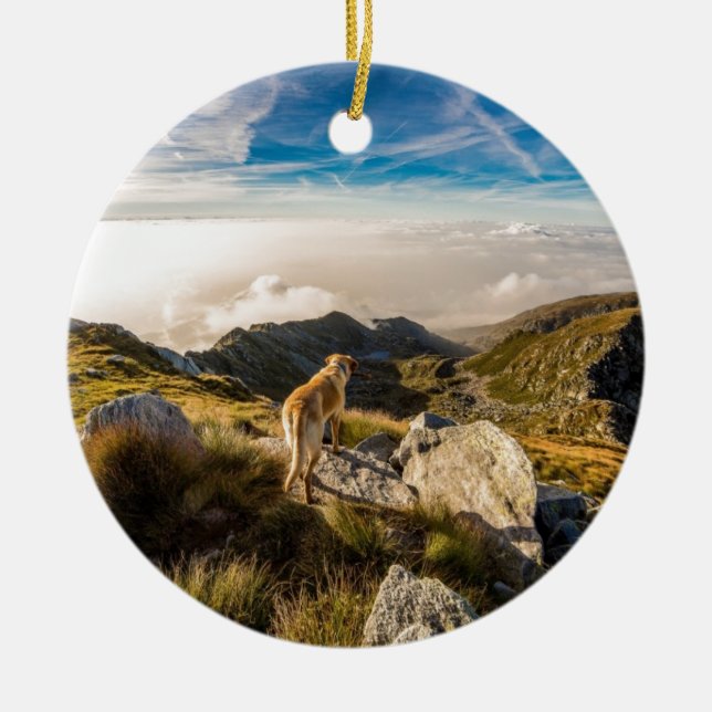 Die Reise Keramikornament (Vorne)