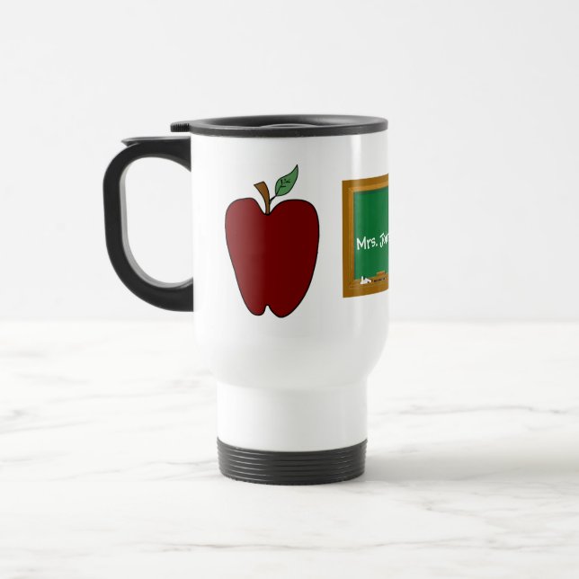 Die Reise-Tasse Land-Apple-Lehrers Reisebecher (Links)