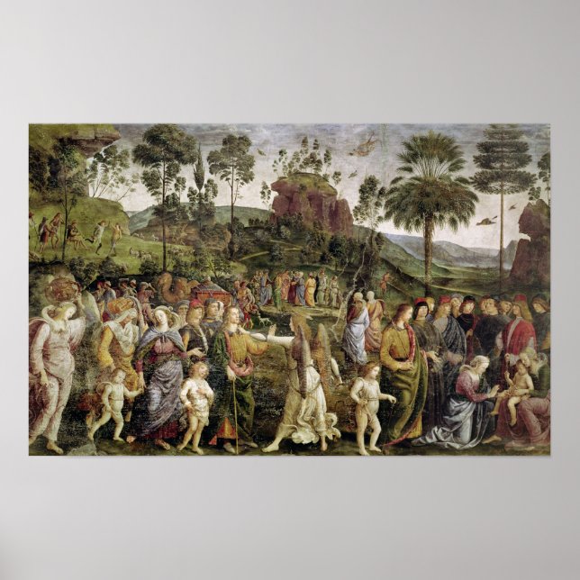 Die Reise von Moses, c.1481-83 Poster (Vorne)