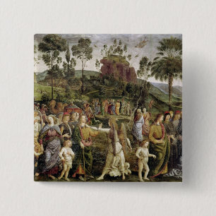 Die Reise von Mosese, c.1481-83 Button