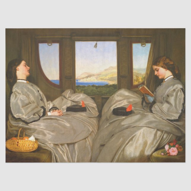 Die Reiseunternehmen von Augustus Leopold Egg Seidenpapier (Vorderseite)