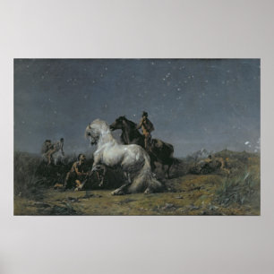 Die Reitdiebe aus dem 19. Jahrhundert Poster