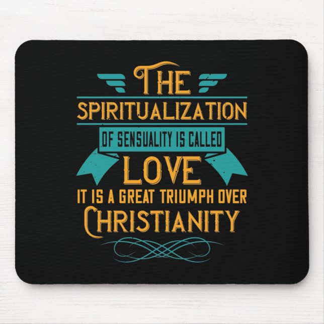 Die religiöse Liebe ist ein großer Triumph über da Mousepad (Vorne)