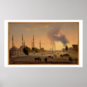 Die Rennstrecke in Konstantinopele (Öl auf Poster