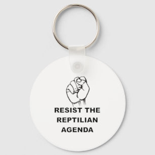 Die Reptilien-Agenda Schlüsselanhänger