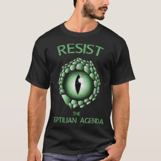 Die Reptilien-Agenda Verschwörungstheorie Liza T-Shirt