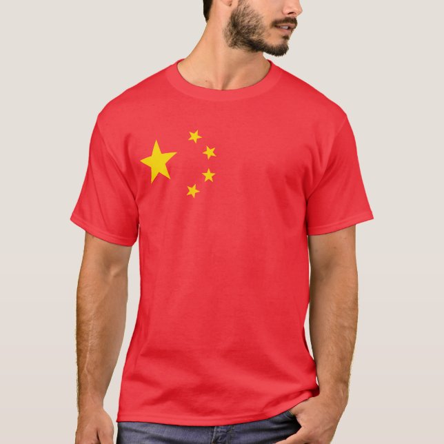 die Republik- Chinaflagge T-Shirt (Vorderseite)