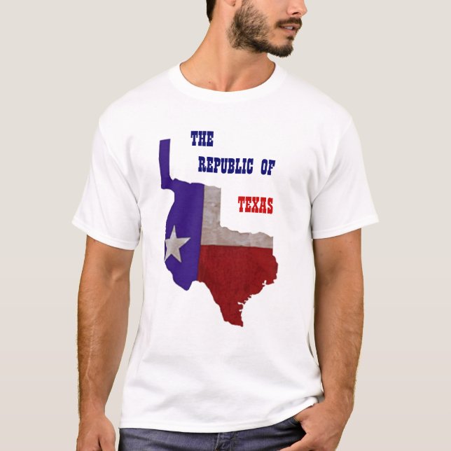 DIE REPUBLIK VON TEXAS T-Shirt (Vorderseite)