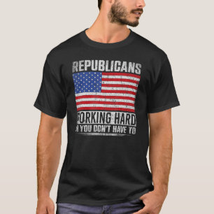 Die Republikaner arbeiten hart, um sich nicht zu r T-Shirt