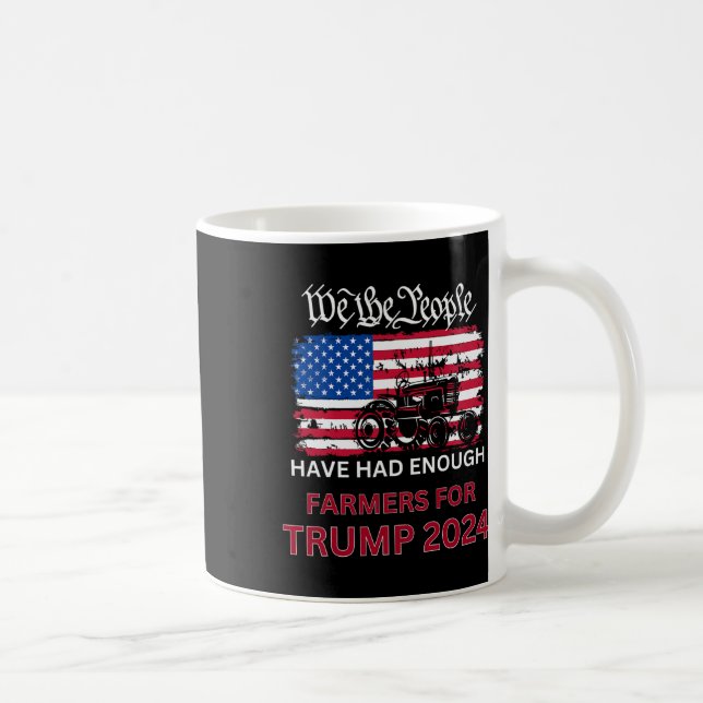 Die republikanischen Bauern für Trump 2024 - Wir a Kaffeetasse (Rechts)