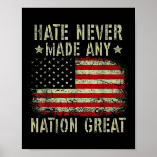 Die Retro-Flagge hat nie eine Nation großartig geg Poster