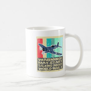 Die Retro-Warnung kann beginnen, über WW2 Shirt Wo Kaffeetasse