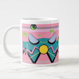 Die Retrowellen des Ruhmes - Ken Gage Art Jumbo-Tasse
