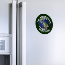 Die Revolten der Welt um uns Behielt es sauber Bew Magnet