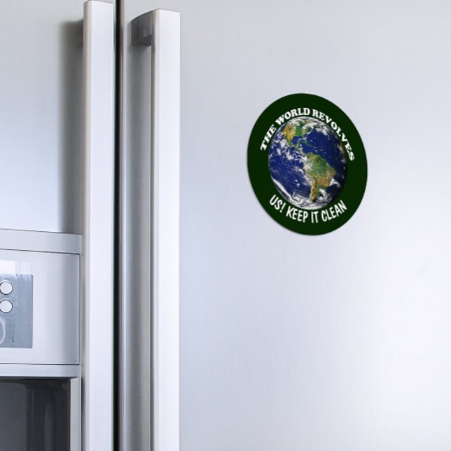 Die Revolten der Welt um uns Behielt es sauber Bew Magnet (Von Creator hochgeladen)