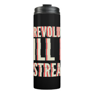 Die Revolution wird in einen neuen Rahmen gestellt Thermosbecher