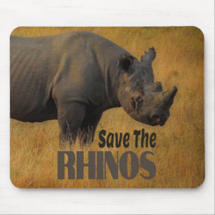 Die Rhinos gerettet Mousepad