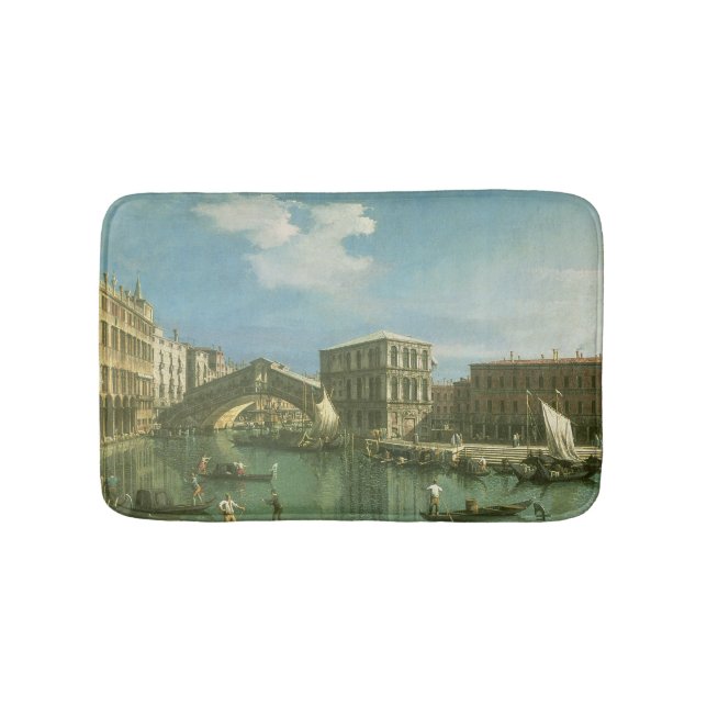 Die Rialto Brücke, Venedig Badematte (Vorderseite)
