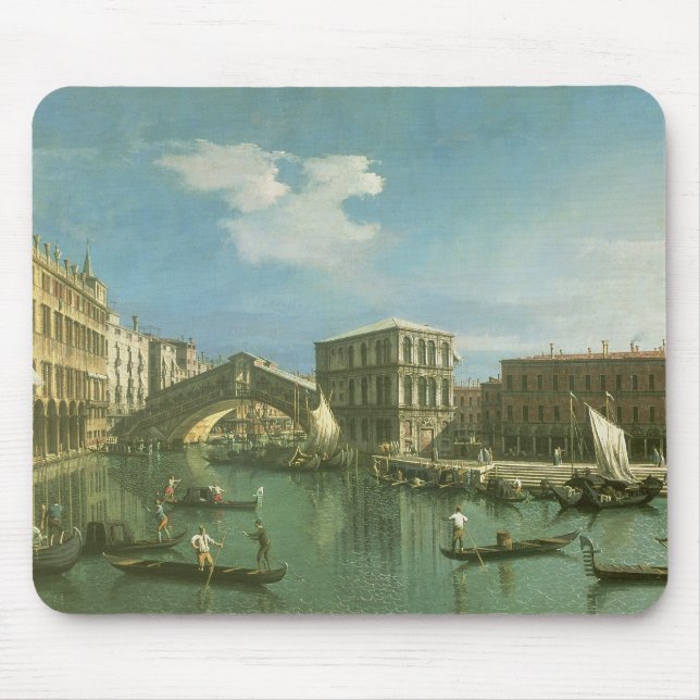 Die Rialto Brücke, Venedig Mousepad (Vorne)