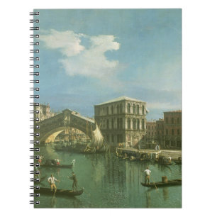 Die Rialto Brücke, Venedig Notizblock