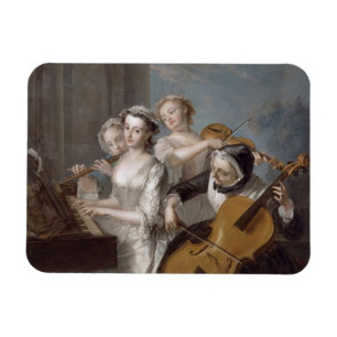 Die Richtung der Anhörung, c.1744-7 (Öl auf Magnet