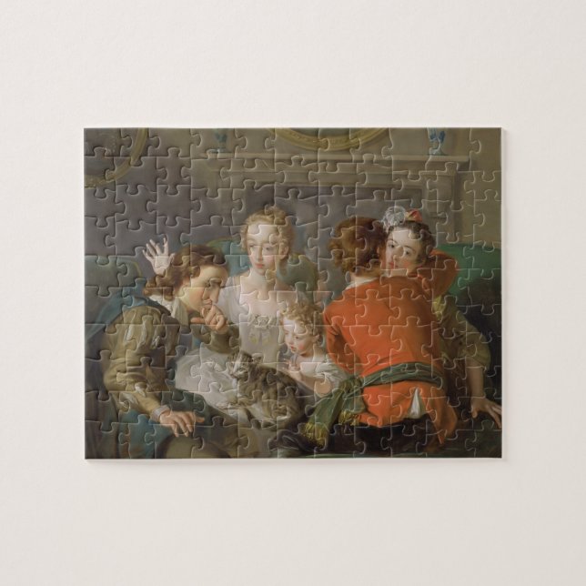 Die Richtung der Touch, c.1744-47 (Öl auf (Horizontal)