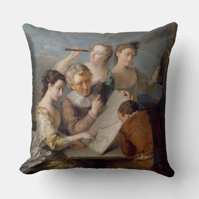Die Richtung des Anblicks, c.1744-47 (Öl auf Kissen (Vorderseite)