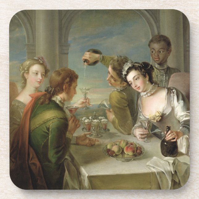 Die Richtung des Geschmacks, c.1744-47 (Öl auf Untersetzer (Vorderseite)